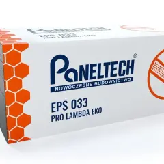 Styropian Paneltech EPS 033 PRO LAMBDA EKO, z niskim współczynnikiem lambda, idealny do izolacji.