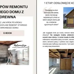 Remont starego drewnianego domu krok po kroku. Zobacz, jak powstaje wymarzony dom, odsłaniając jego konstrukcję.