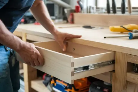 Zbuduj szufladę do stołu warsztatowego Poradnik DIY