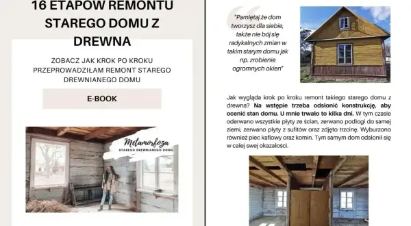 Remont starego drewnianego domu krok po kroku. Zobacz, jak powstaje wymarzony dom, odsłaniając jego konstrukcję.